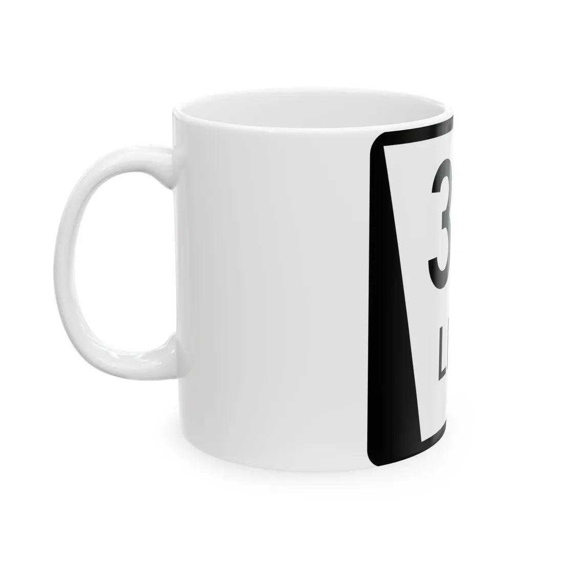 N LINK 31D (Nebraska) (Road Sign) White Coffee Mug - Go Mug Yourself