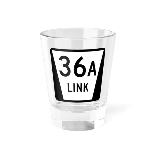 N LINK 36A (Nebraska) (Road Sign) Shot Glass 1.5oz 1.5oz - Go Mug Yourself