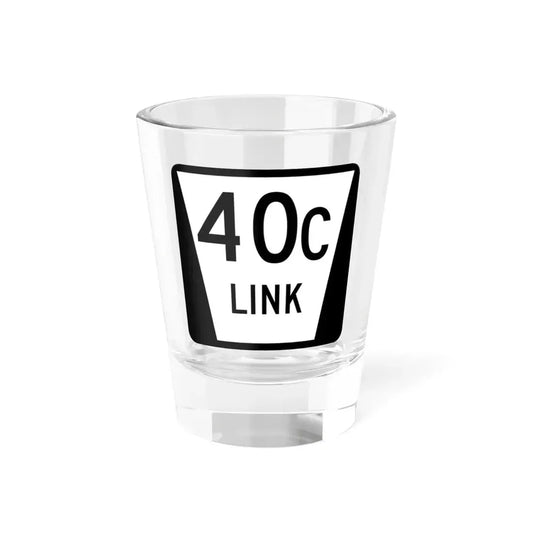 N LINK 40C (Nebraska) (Road Sign) Shot Glass 1.5oz 1.5oz - Go Mug Yourself
