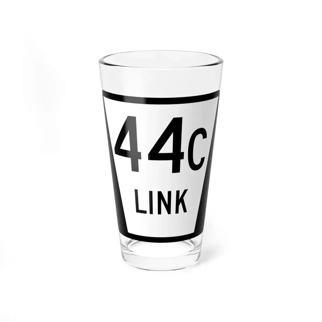 N LINK 44C (Nebraska) (Road Sign) Pint Glass 16oz 16oz - Go Mug Yourself