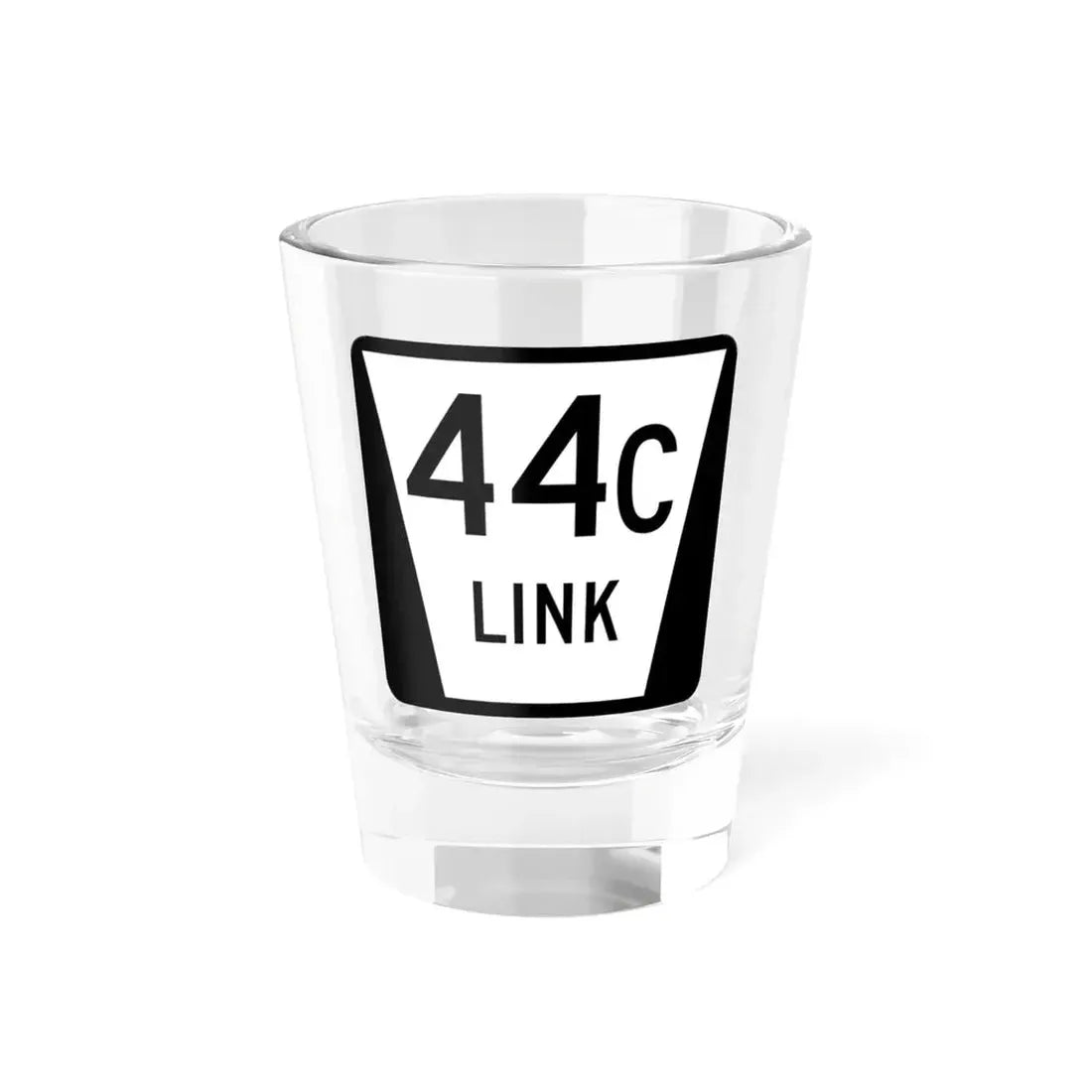 N LINK 44C (Nebraska) (Road Sign) Shot Glass 1.5oz 1.5oz - Go Mug Yourself