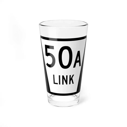 N LINK 50A (Nebraska) (Road Sign) Pint Glass 16oz 16oz - Go Mug Yourself
