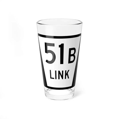 N LINK 51B (Nebraska) (Road Sign) Pint Glss 16oz 16oz - Go Mug Yourself