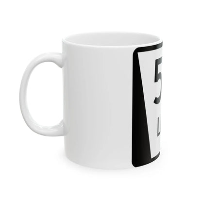 N LINK 51C (Nebraska) (Road Sign) White Coffee Mug - Go Mug Yourself