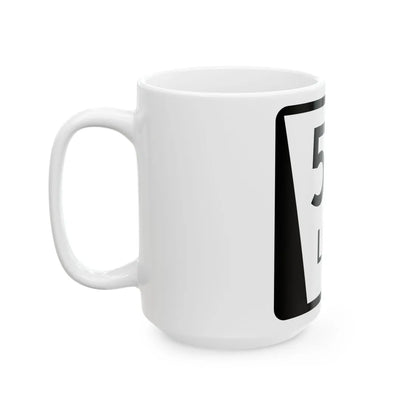 N LINK 51C (Nebraska) (Road Sign) White Coffee Mug - Go Mug Yourself