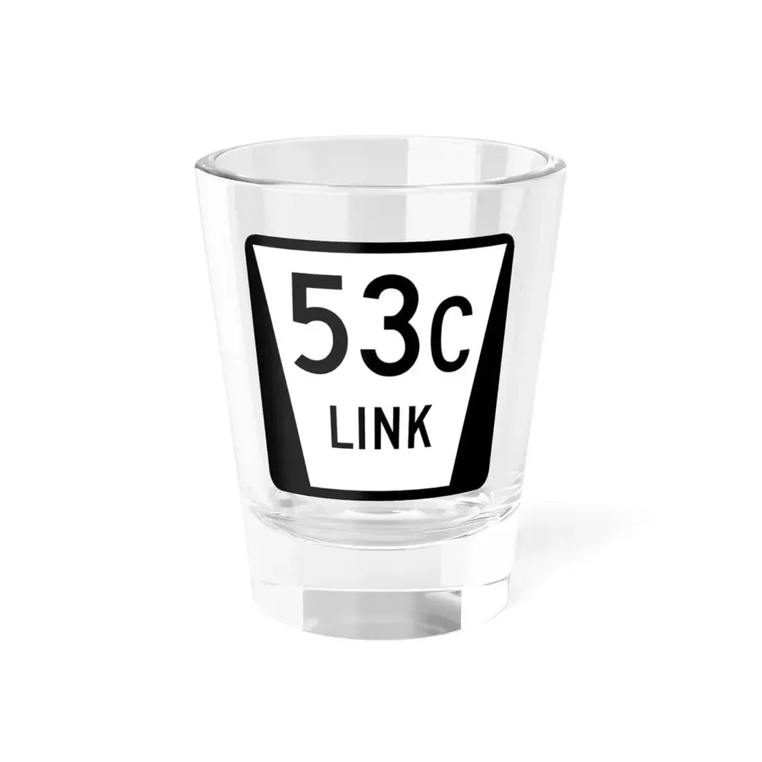 N LINK 53C (Nebraska) (Road Sign) Shot Glass 1.5oz 1.5oz - Go Mug Yourself