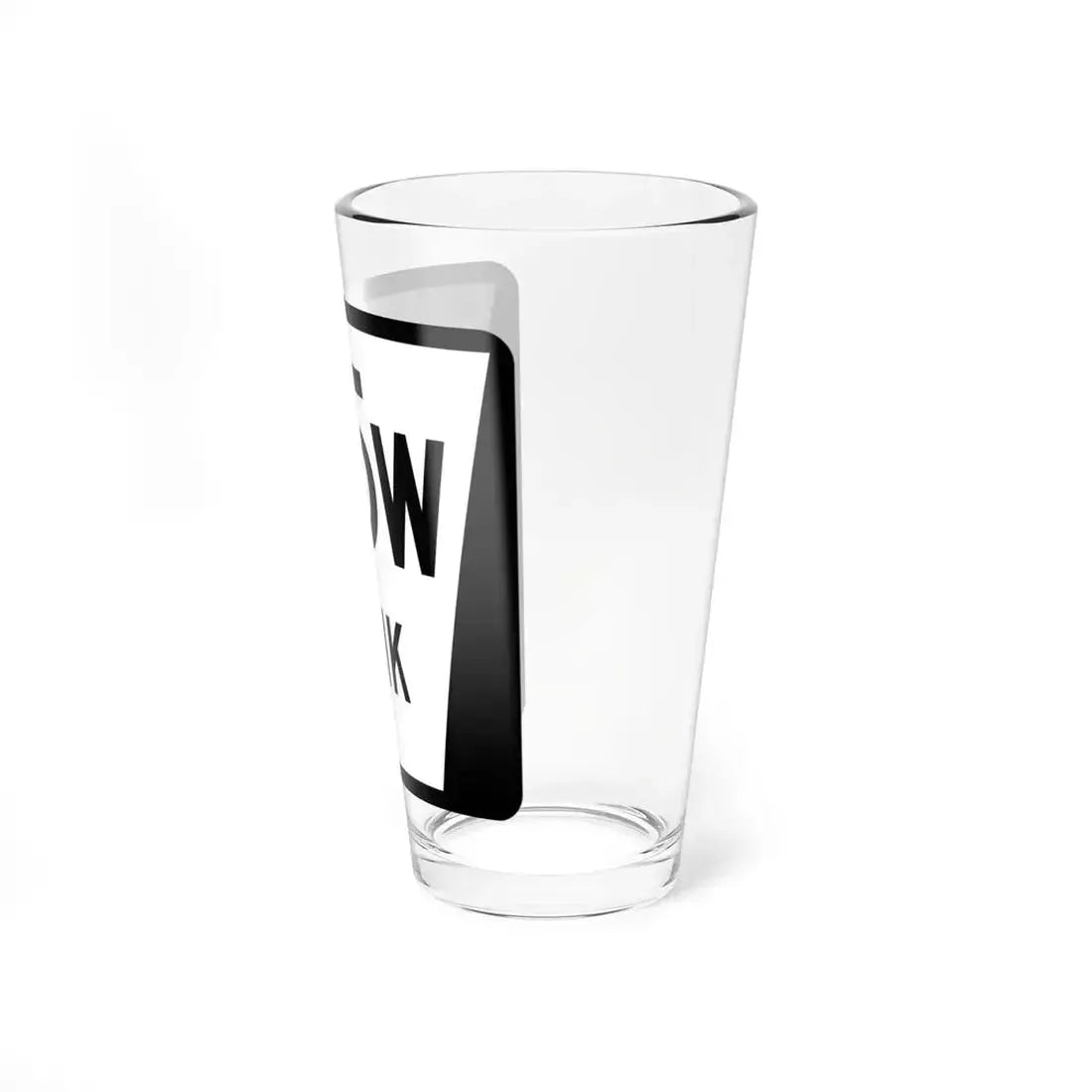 N LINK 55W (Nebraska) (Road Sign) Pint Glass 16oz - Go Mug Yourself