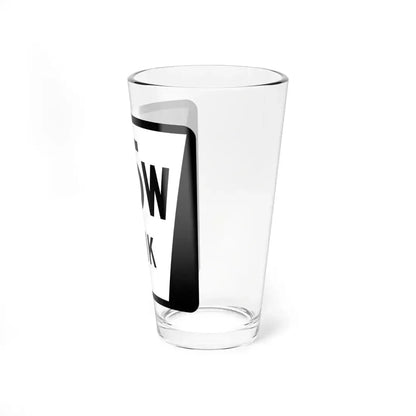 N LINK 55W (Nebraska) (Road Sign) Pint Glass 16oz - Go Mug Yourself