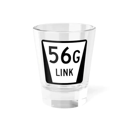 N LINK 56G (Nebraska) (Road Sign) Shot Glass 1.5oz 1.5oz - Go Mug Yourself
