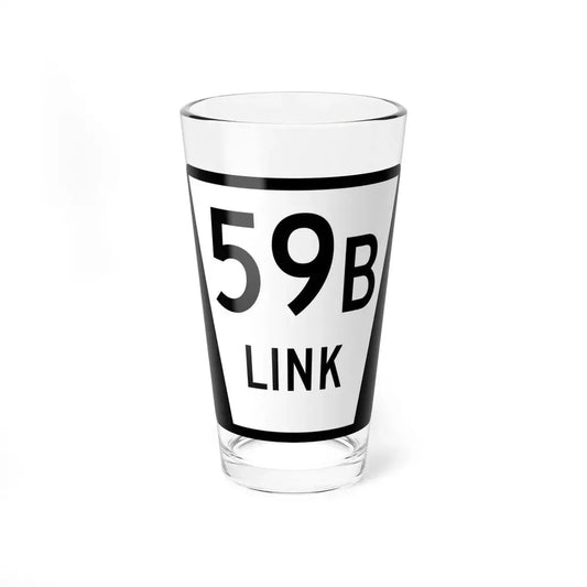 N LINK 59B (Nebraska) (Road Sign) Pint Glss 16oz 16oz - Go Mug Yourself