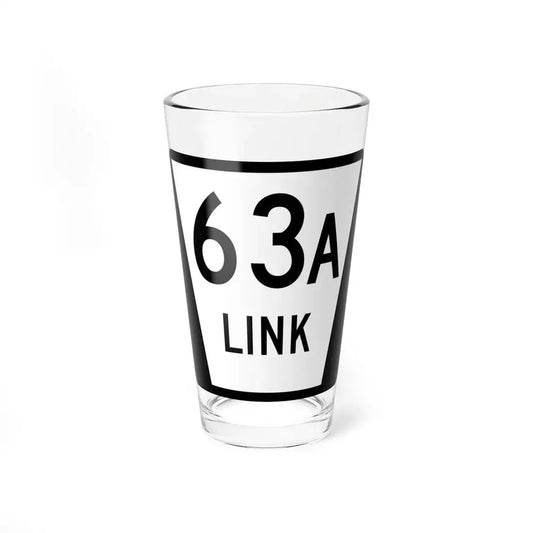 N LINK 63A (Nebraska) (Road Sign) Pint Glss 16oz 16oz - Go Mug Yourself