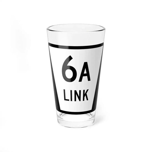 N LINK 6A (Nebraska) (Road Sign) Pint Glass 16oz 16oz - Go Mug Yourself