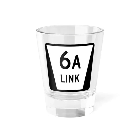 N LINK 6A (Nebraska) (Road Sign) Shot Glass 1.5oz 1.5oz - Go Mug Yourself