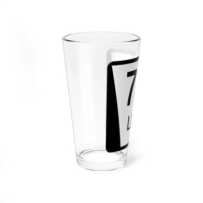 N LINK 71E (Nebraska) (Road Sign) Pint Glass 16oz - Go Mug Yourself