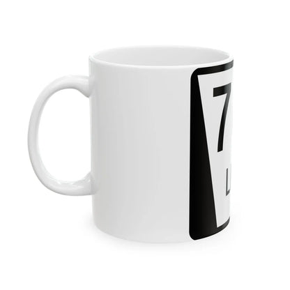 N LINK 76E (Nebraska) (Road Sign) White Coffee Mug - Go Mug Yourself