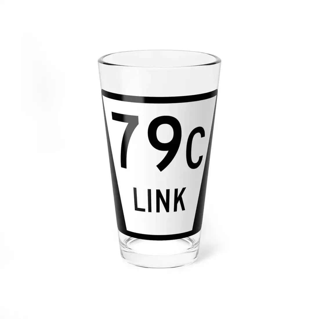 N LINK 79C (Nebraska) (Road Sign) Pint Glass 16oz 16oz - Go Mug Yourself