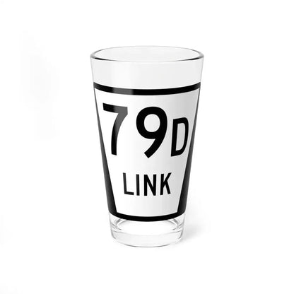 N LINK 79D (Nebraska) (Road Sign) Pint Glass 16oz 16oz - Go Mug Yourself