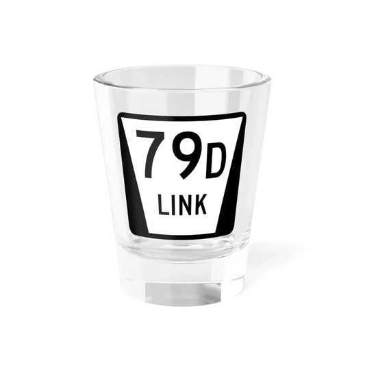 N LINK 79D (Nebraska) (Road Sign) Shot Glass 1.5oz 1.5oz - Go Mug Yourself