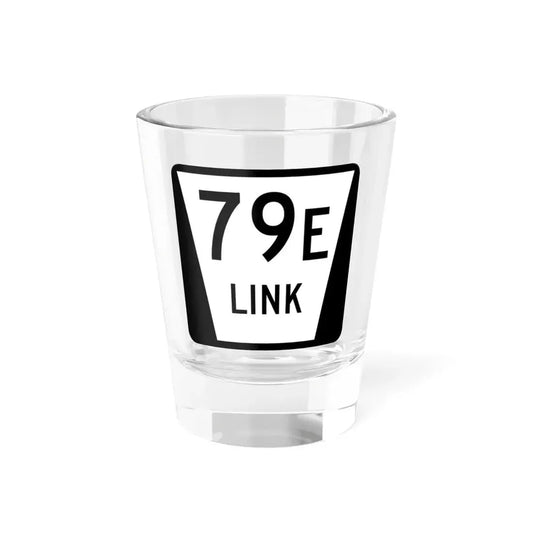 N LINK 79E (Nebraska) (Road Sign) Shot Glass 1.5oz 1.5oz - Go Mug Yourself