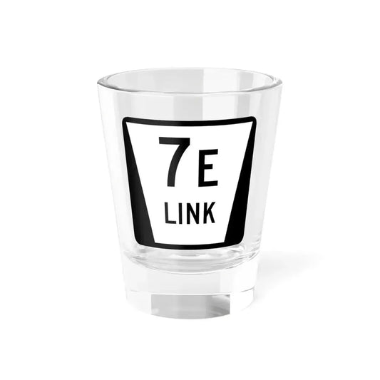 N LINK 7E (Nebraska) (Road Sign) Shot Glass 1.5oz 1.5oz - Go Mug Yourself