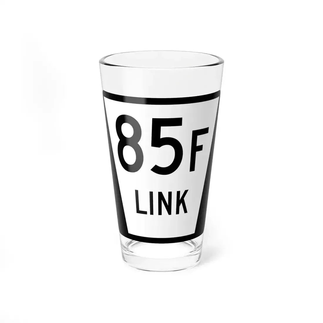 N LINK 85F (Nebraska) (Road Sign) Pint Glass 16oz 16oz - Go Mug Yourself