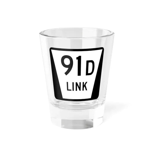 N LINK 91D (Nebraska) (Road Sign) Shot Glass 1.5oz 1.5oz - Go Mug Yourself