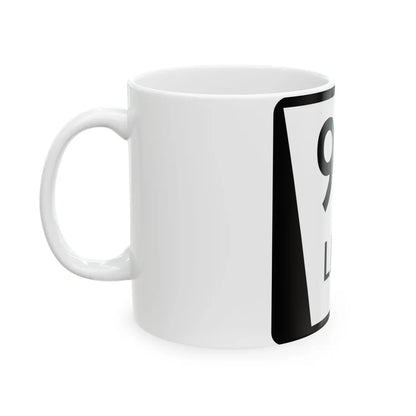 N LINK 91D (Nebraska) (Road Sign) White Coffee Mug - Go Mug Yourself