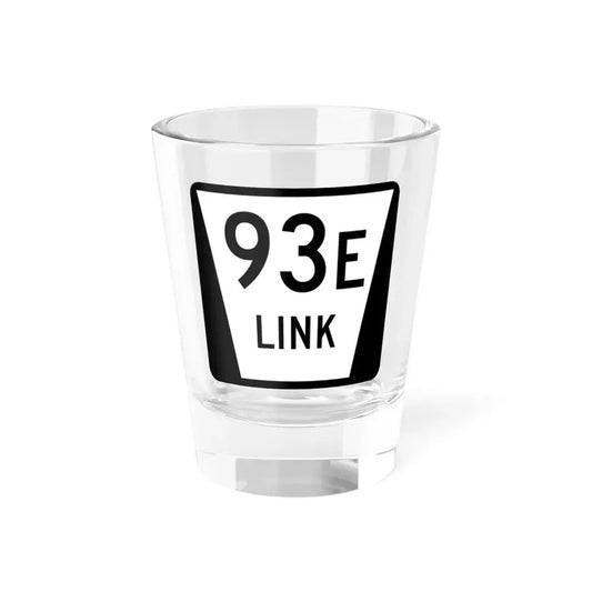 N LINK 93E (Nebraska) (Road Sign) Shot Glass 1.5oz 1.5oz - Go Mug Yourself