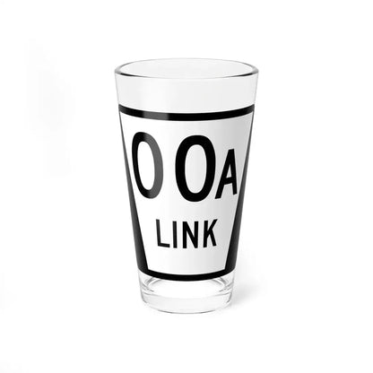 N LINK template (Nebraska) (Road Sign) Pint Glass 16oz 16oz - Go Mug Yourself
