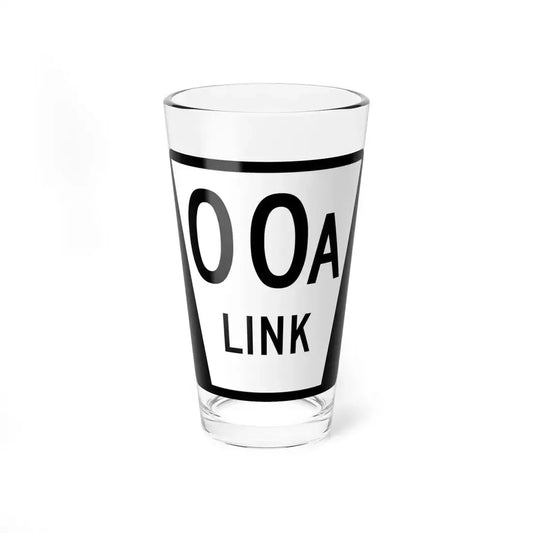 N LINK template (Nebraska) (Road Sign) Pint Glass 16oz 16oz - Go Mug Yourself