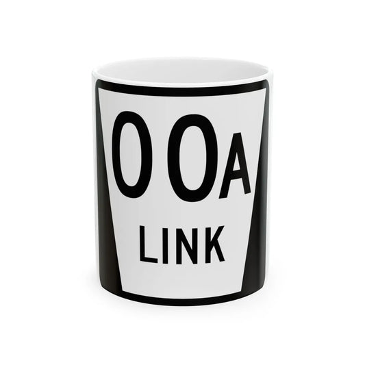 N LINK template (Nebraska) (Road Sign) White Coffee Mug 11oz - Go Mug Yourself