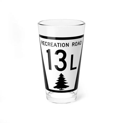 N REC 13L (Nebraska) (Road Sign) Pint Glass 16oz 16oz - Go Mug Yourself