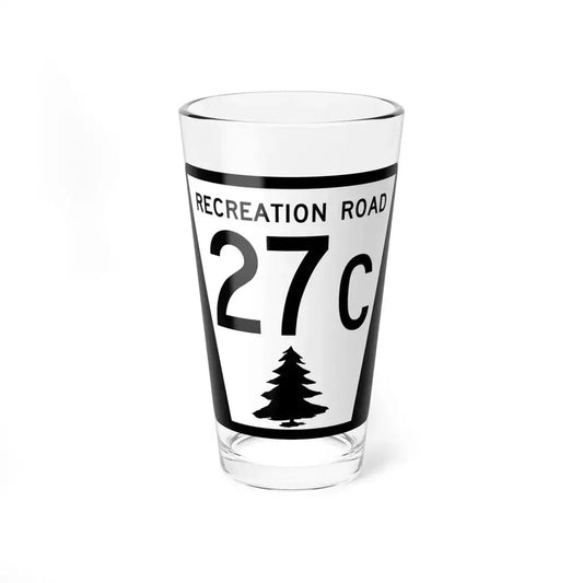 N REC 27C (Nebraska) (Road Sign) Pint Glass 16oz 16oz - Go Mug Yourself