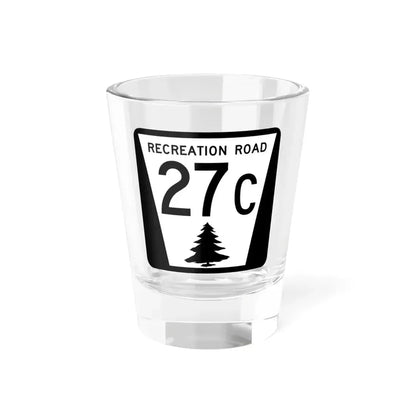 N REC 27C (Nebraska) (Road Sign) Shot Glass 1.5oz 1.5oz - Go Mug Yourself