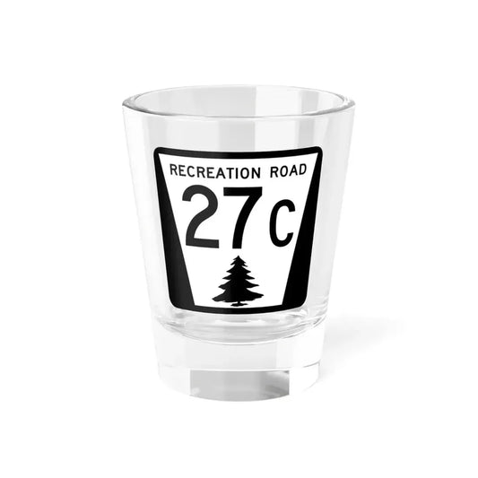 N REC 27C (Nebraska) (Road Sign) Shot Glass 1.5oz 1.5oz - Go Mug Yourself