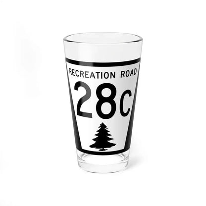 N REC 28C (Nebraska) (Road Sign) Pint Glass 16oz 16oz - Go Mug Yourself