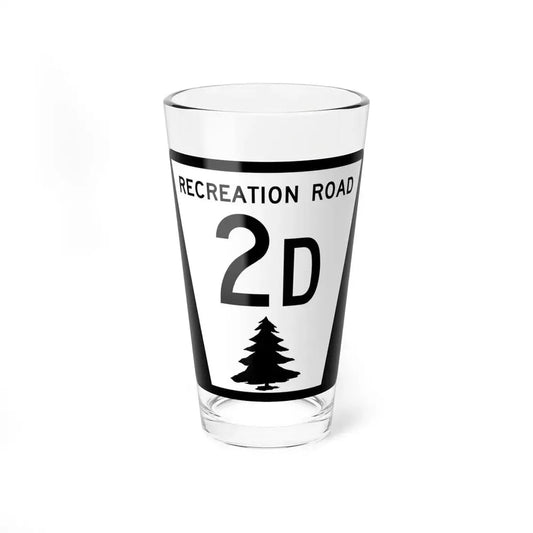 N REC 2D (Nebraska) (Road Sign) Pint Glss 16oz 16oz - Go Mug Yourself