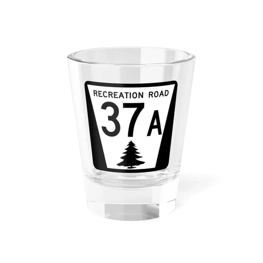 N REC 37A (Nebraska) (Road Sign) Shot Glass 1.5oz 1.5oz - Go Mug Yourself