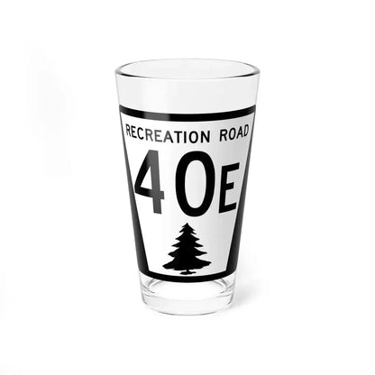 N REC 40E (Nebraska) (Road Sign) Pint Glass 16oz 16oz - Go Mug Yourself