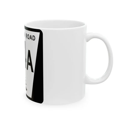 N REC 44A (Nebraska) (Road Sign) White Coffee Mug - Go Mug Yourself