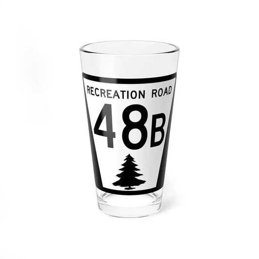 N REC 48B (Nebraska) (Road Sign) Pint Glass 16oz 16oz - Go Mug Yourself