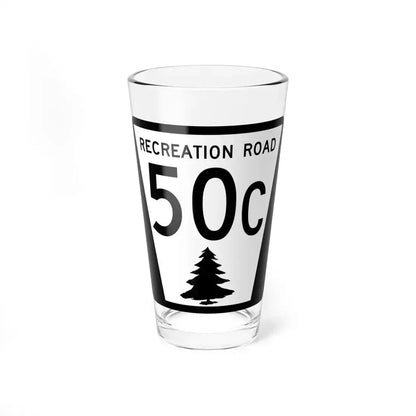 N REC 50C (Nebraska) (Road Sign) Pint Glass 16oz 16oz - Go Mug Yourself