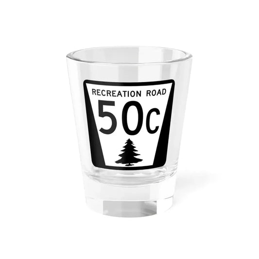 N REC 50C (Nebraska) (Road Sign) Shot Glass 1.5oz 1.5oz - Go Mug Yourself