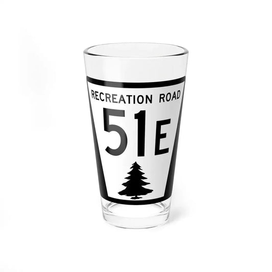 N REC 51E (Nebraska) (Road Sign) Pint Glss 16oz 16oz - Go Mug Yourself