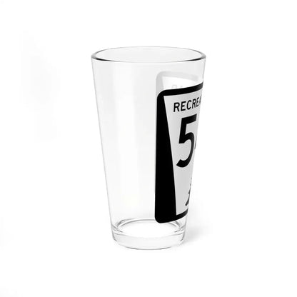 N REC 54C (Nebraska) (Road Sign) Pint Glss 16oz - Go Mug Yourself