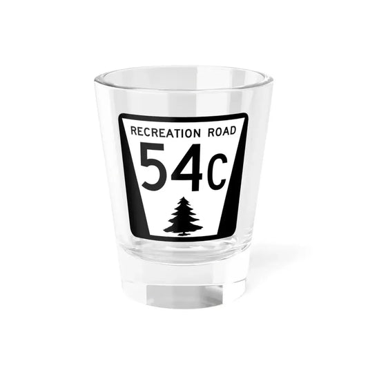 N REC 54C (Nebraska) (Road Sign) Shot Glass 1.5oz 1.5oz - Go Mug Yourself