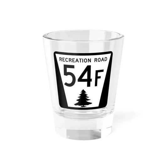 N REC 54F (Nebraska) (Road Sign) Shot Glass 1.5oz 1.5oz - Go Mug Yourself