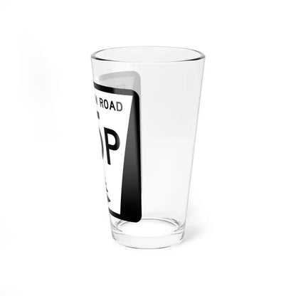 N REC 55P (Nebraska) (Road Sign) Pint Glss 16oz - Go Mug Yourself