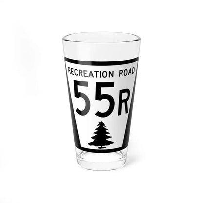 N REC 55R (Nebraska) (Road Sign) Pint Glass 16oz 16oz - Go Mug Yourself