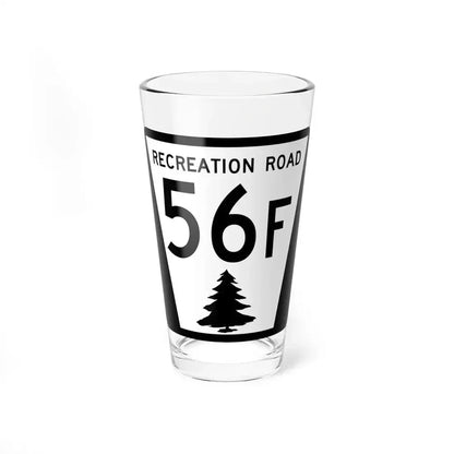 N REC 56F (Nebraska) (Road Sign) Pint Glass 16oz 16oz - Go Mug Yourself